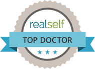 Real self top doctor award logo