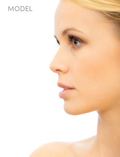 Profile Image of a Blonde Woman's Clear Face