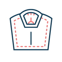 Icon of a weight scale | lavinia k chong m D